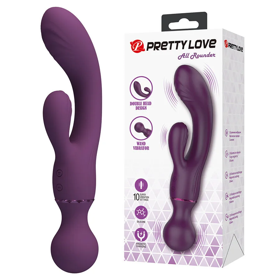 Pretty Love - All Rounder Purple Dual-Stimulation G-Spot & Clitoral Vibrator