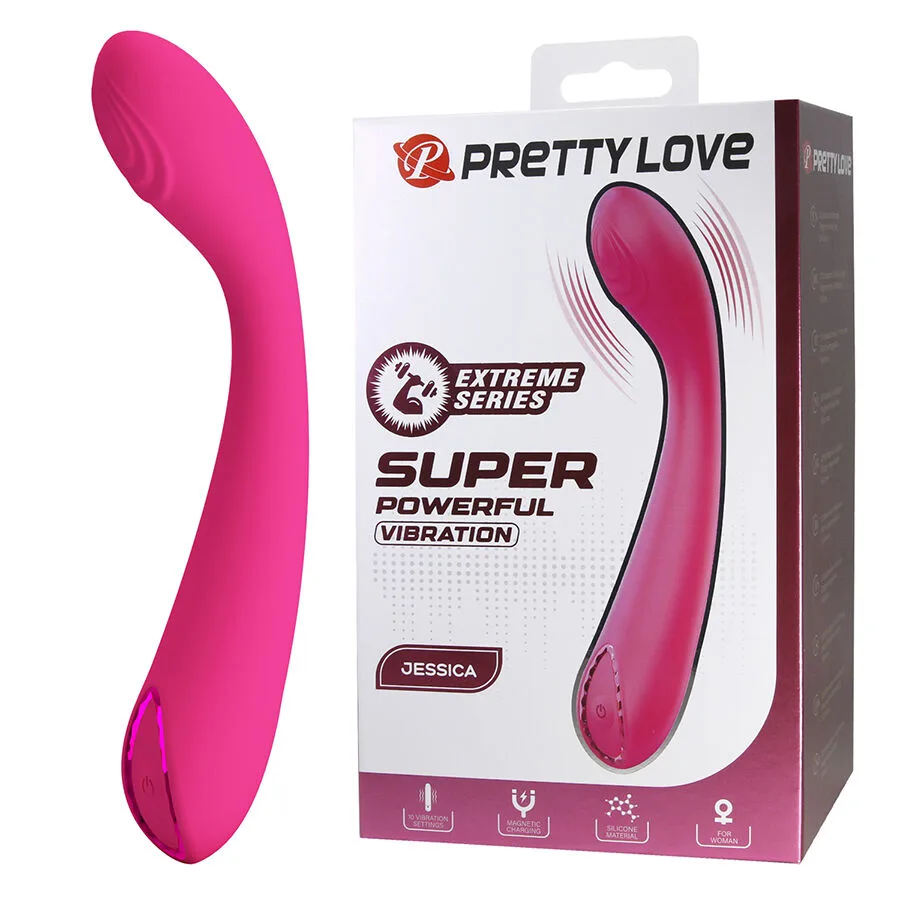 Pretty Love Jessica High Power Rechargeable Vibrator - Elegant Extreme Series
