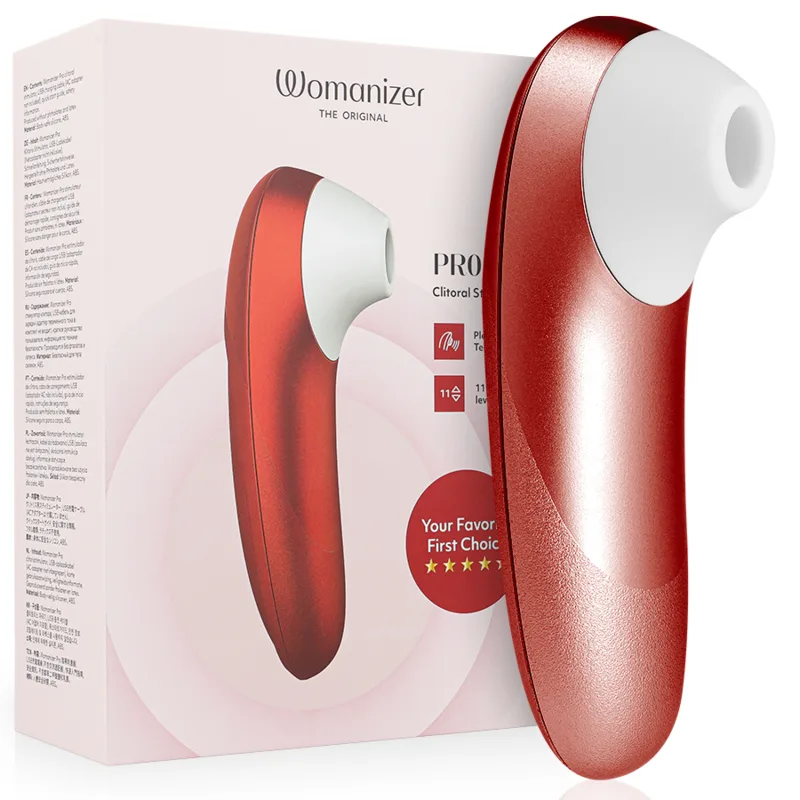 Womanizer Pro Vibrant Klitorisstimulator – Burgundy