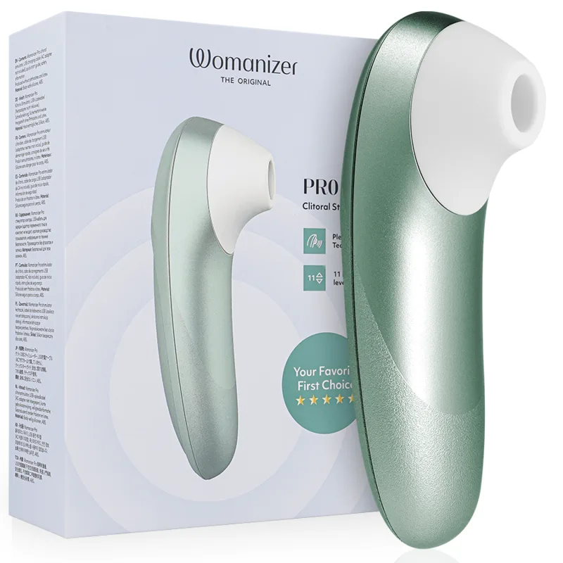 Womanizer Pro - Kontaktfri Klitorisstimulator med Luftteknik | Salviagrön