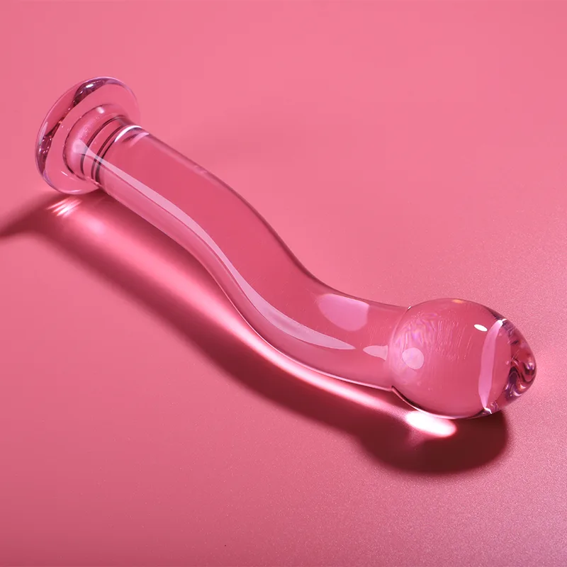 Nebula Series by Ibiza – Modell 18 Borosilikatglas Dildo | Rosa | 18,5 cm x 3,5 cm