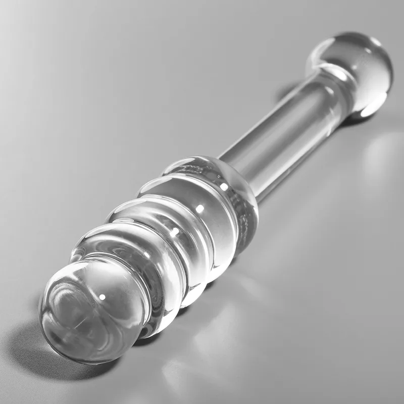 Nebula Series by Ibiza – Model 20 Borosilicate Glass Dildo, Clear – 20.5 cm Length, 3 cm Diameter