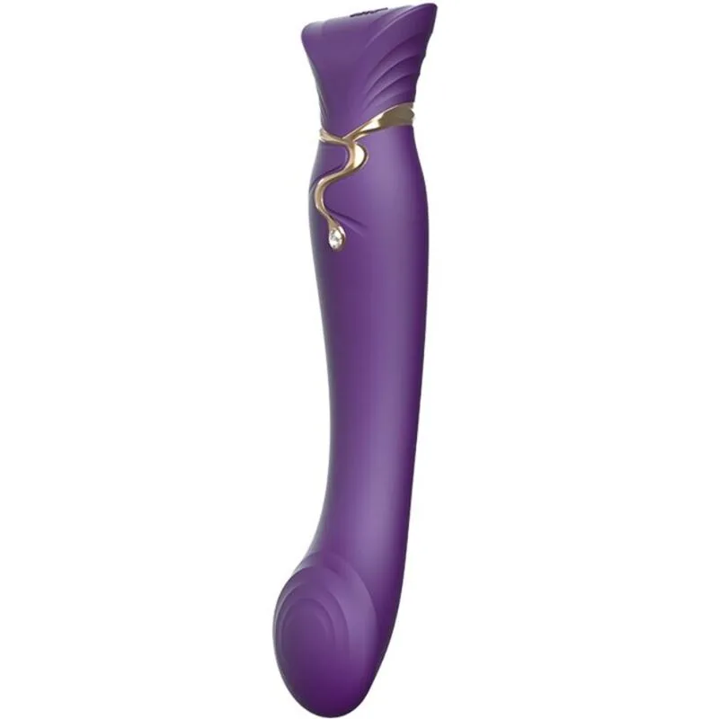Zalo Queen G-Spot PulseWave Vibrator - Lyxig Uppladdningsbar Intern Stimulator i Lila