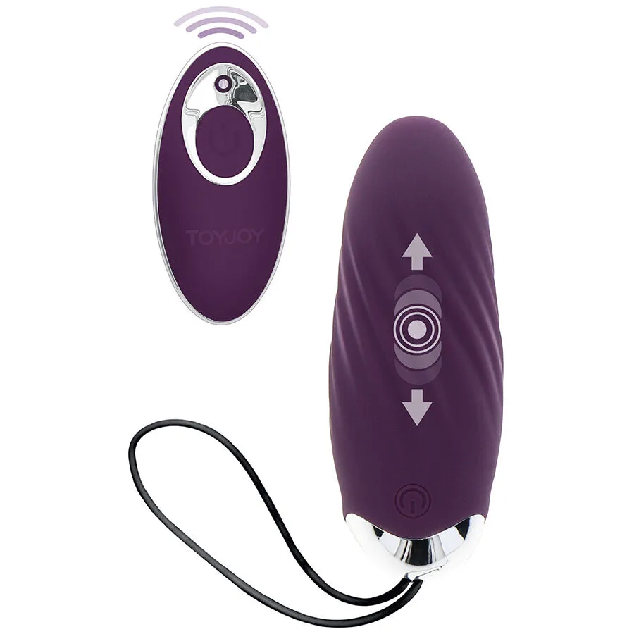ToyJoy - Happiness Knock Knock Eggstavagant Vibrerande Ägg med Fjärrkontroll - Lila
