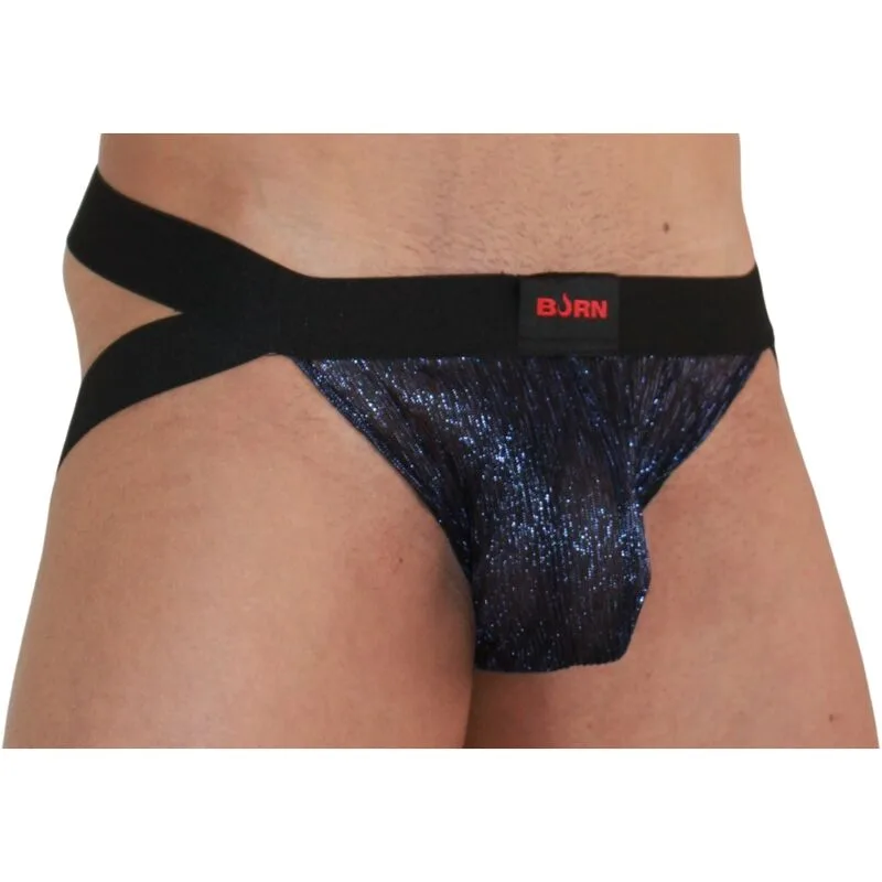 BURN 006 Jock Shiny – Men's Premium Jockstrap | Black | Size S