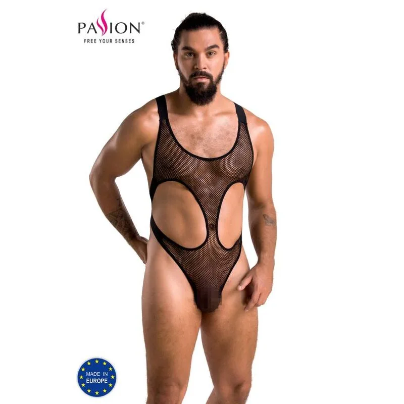 Passion 040 Leon Men's Body – Black | Size L/XL