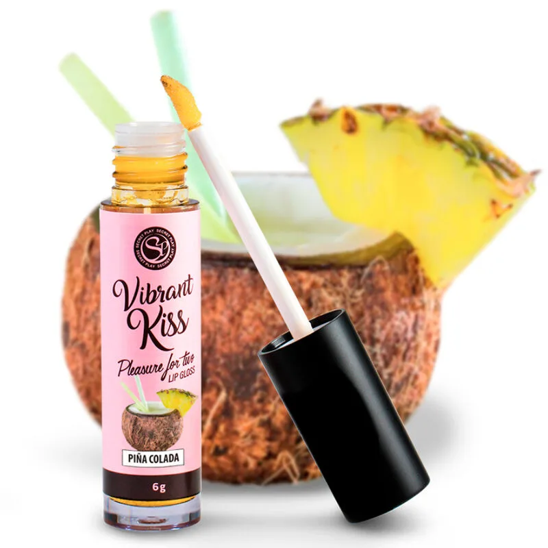 Secretplay - Vibrant Kiss Tingling Lip Gloss - Piña Colada Flavour