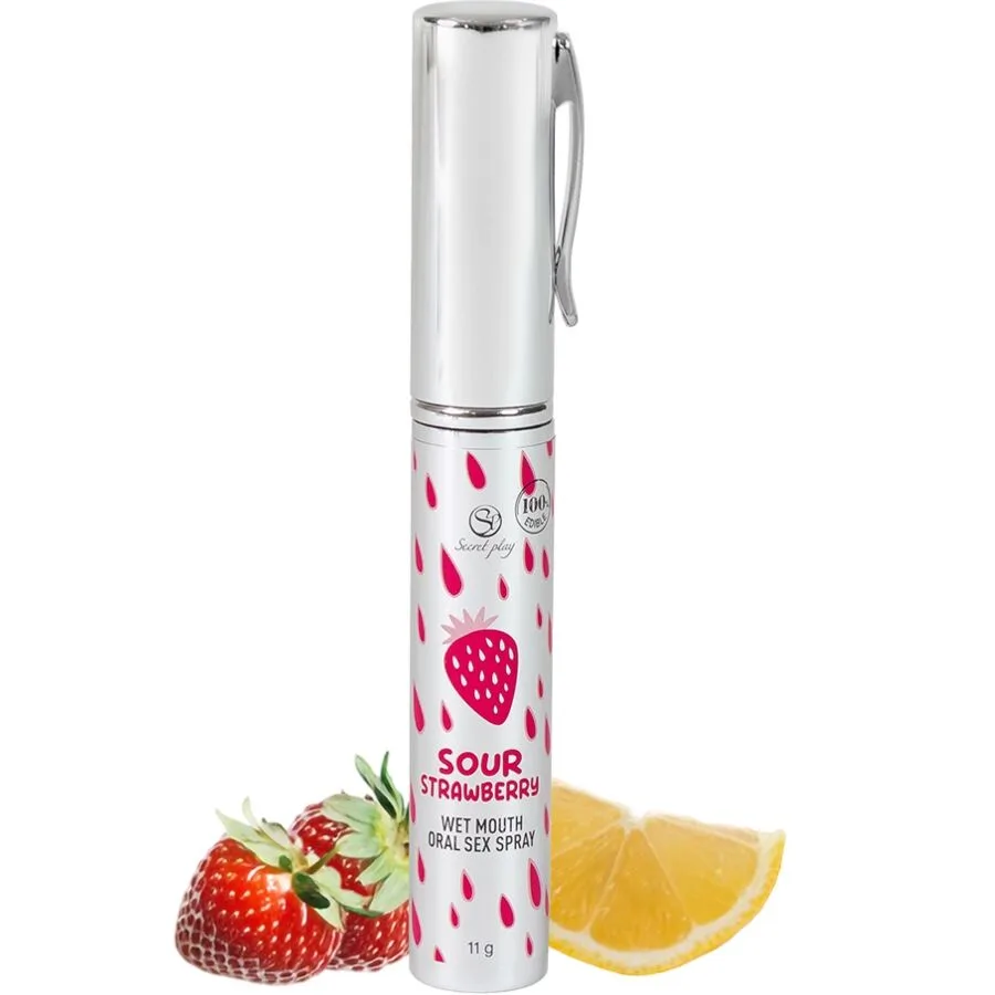 Secretplay - Sour Strawberry Flavoured Oral Intimacy Spray