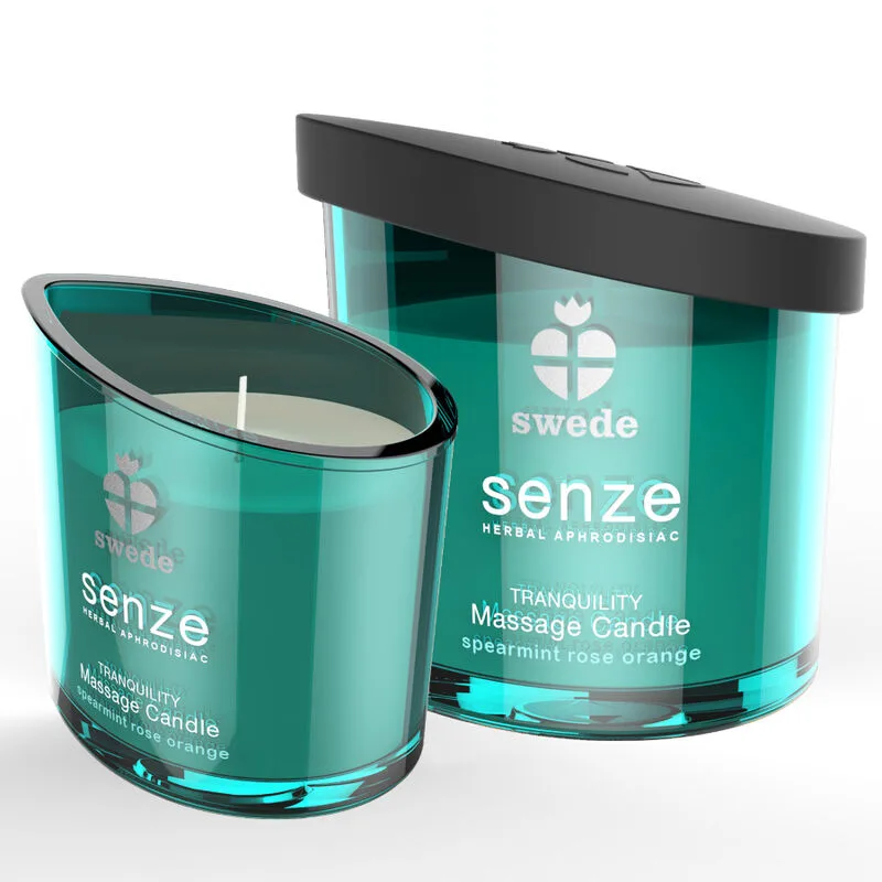 Swede Senze Tranquility Massage Candle – Spearmint, Rose & Orange (50ml)