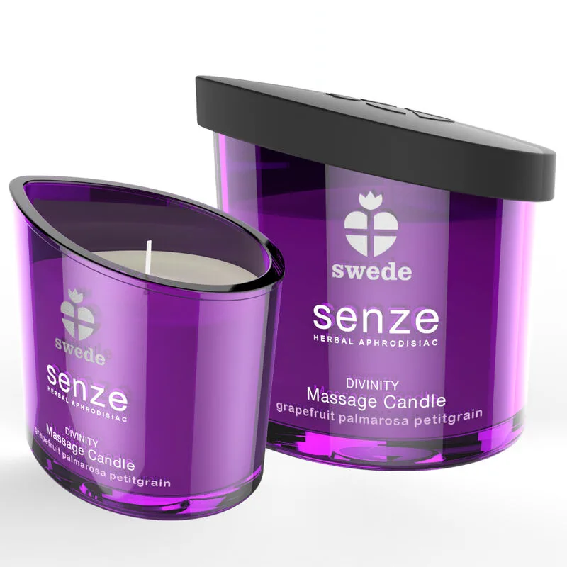 Swede - Senze Divinity Massage Candle - Grapefruit, Palmarosa & Petitgrain (50 ml)
