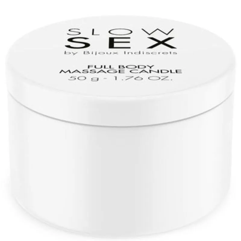 Bijoux Slow Sex Body Massage Candle 50g – Sensual Warming Massage Wax