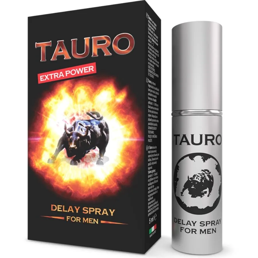 Tauro Extra Power Delay Spray for Men – 5 ml Lidocaine-Free Formula