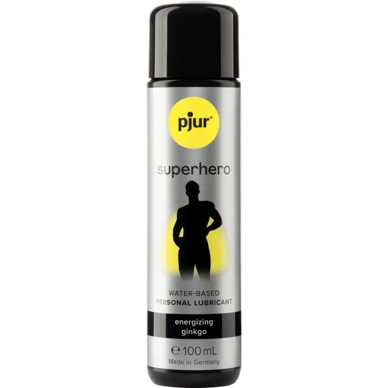 Pjur Superhero Energizing vattenbaserat glidmedel med Ginkgo-extrakt – 100 ml