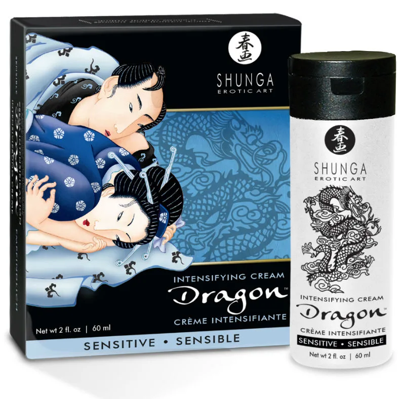 Shunga Dragon Sensitive Hot & Cold Arousal Cream for Couples