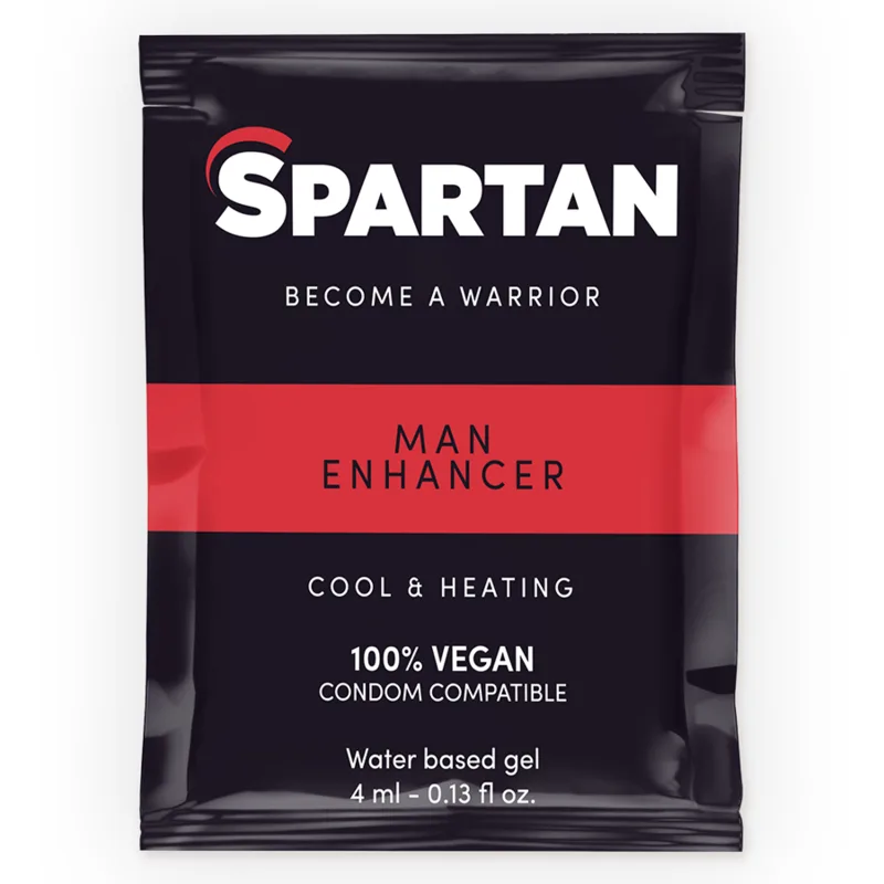 Spartan Male Enhancement Gel – Het & Kall Dubbel-Effekt Stimulerande Gel | 100% Vegansk | 4ml