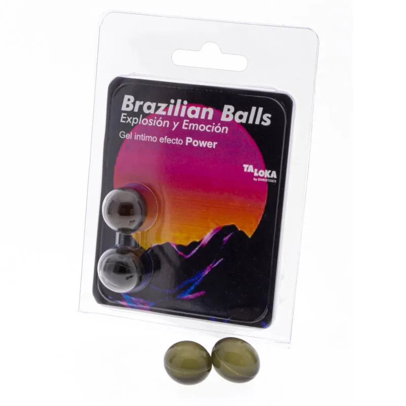 Taloka - Brasilianska Njutningskulor med Stimulerande Power Effect Gel (2-pack)