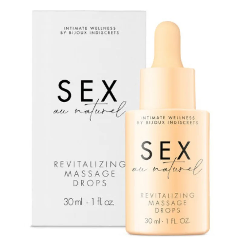 Bijoux Indiscrets Revitalizing Intimate Massage Drops – pH-balanserat smörjserum med SyriCalm™