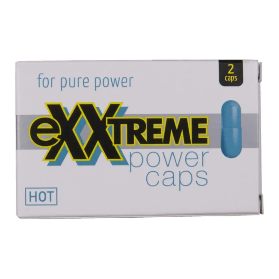 HOT Exxtreme Power Caps Man – Naturliga Energi- & Vitalitetskapslar (2 Kapslar)