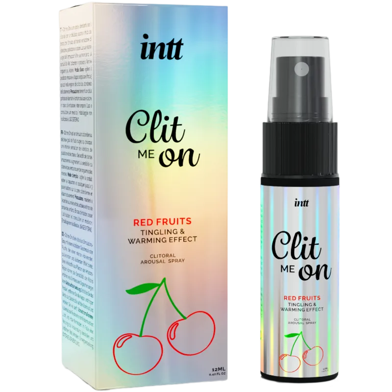 Intt Releases - Clit Me On Clitoral Arousal Spray, Red Fruits, 12 ml