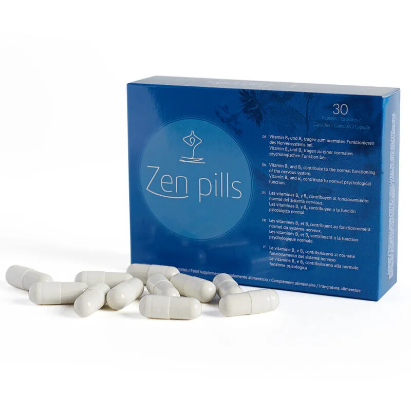 500 Cosmetics - Zen Pills Natural Anxiety Relief & Relaxation Capsules