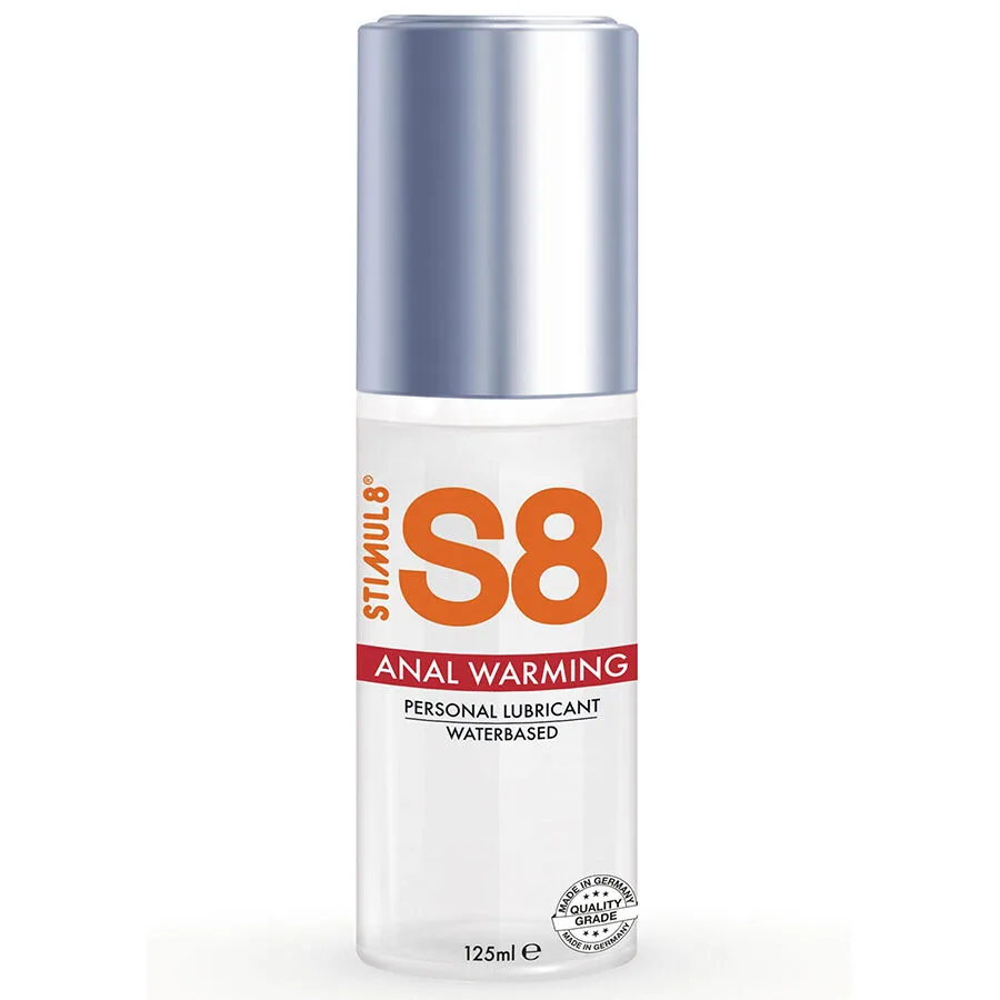 STIMUL8 - S8 Anal Lubricant with Heat Effect 125 ml | Water-Based Warming Formula
