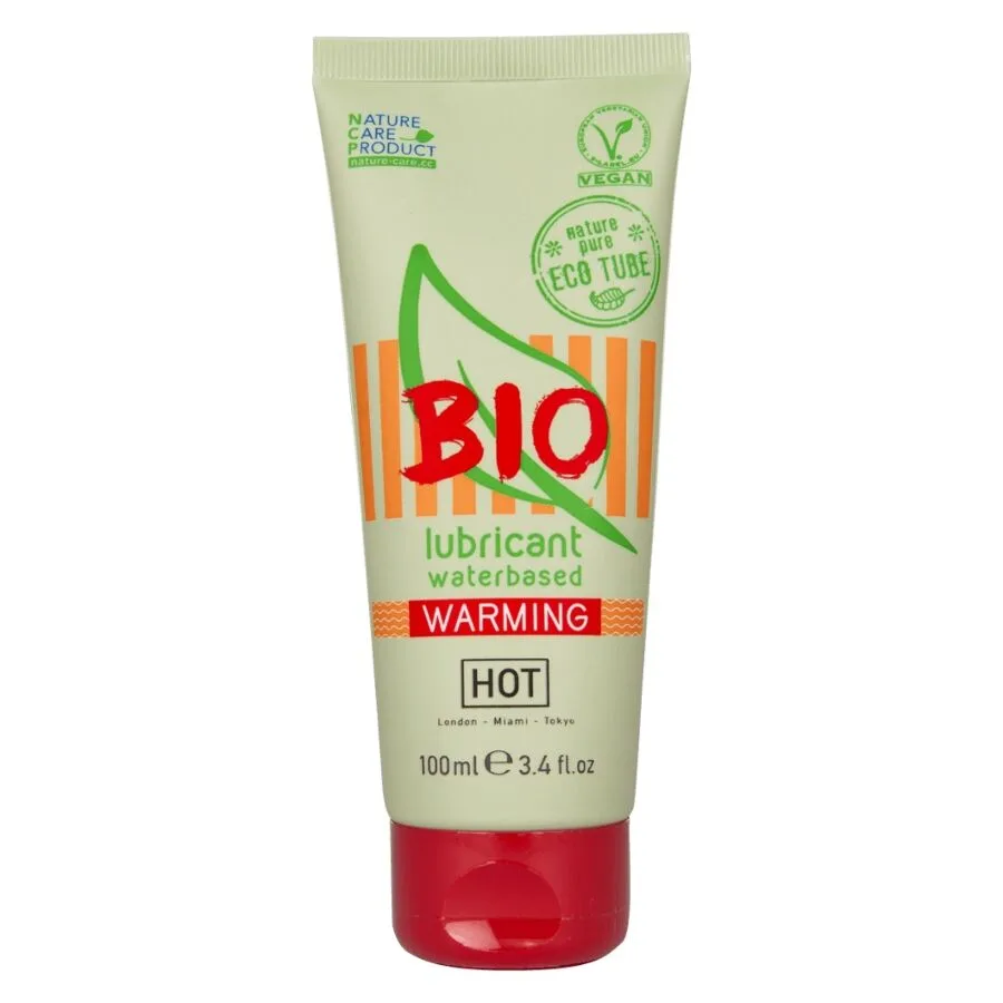 HOT Bio Water-Based Warming Lubricant – Organic & Vegan Formula – 100 ml