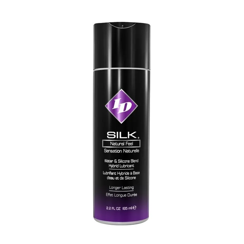 ID Silk - Glidmedel med naturlig känsla, silikon & vatten hybrid 65ml