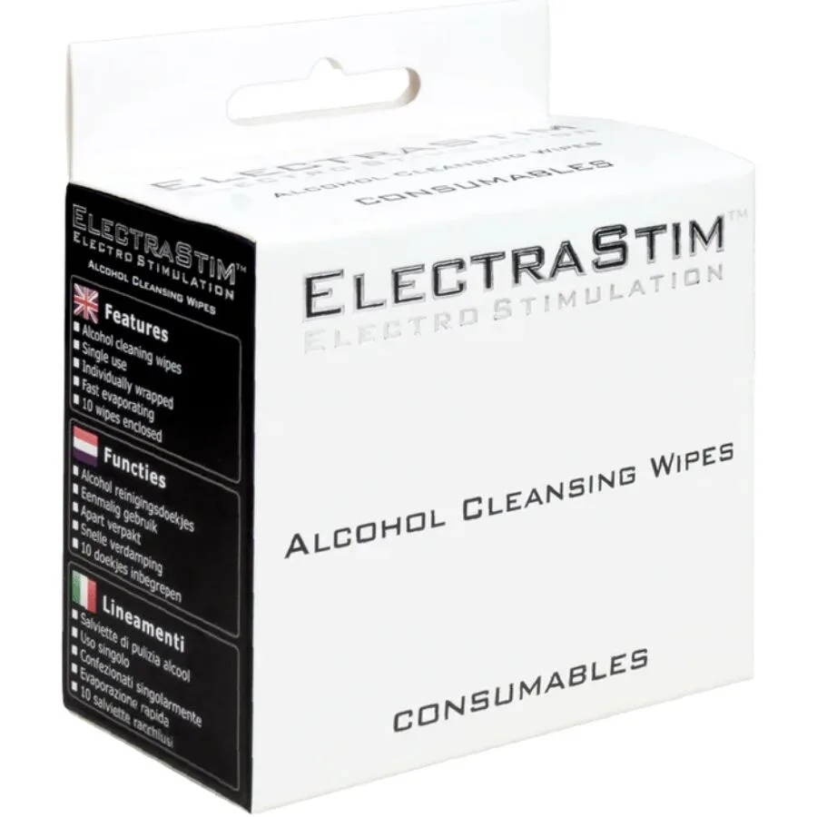 ElectraStim Sterila Isopropylalkohol Rengöringsservetter – Förpackning med 10