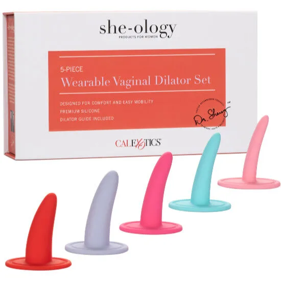 Calexotics She-Ology 5-Piece Konturerad Bärbar Vaginal Dilatorset