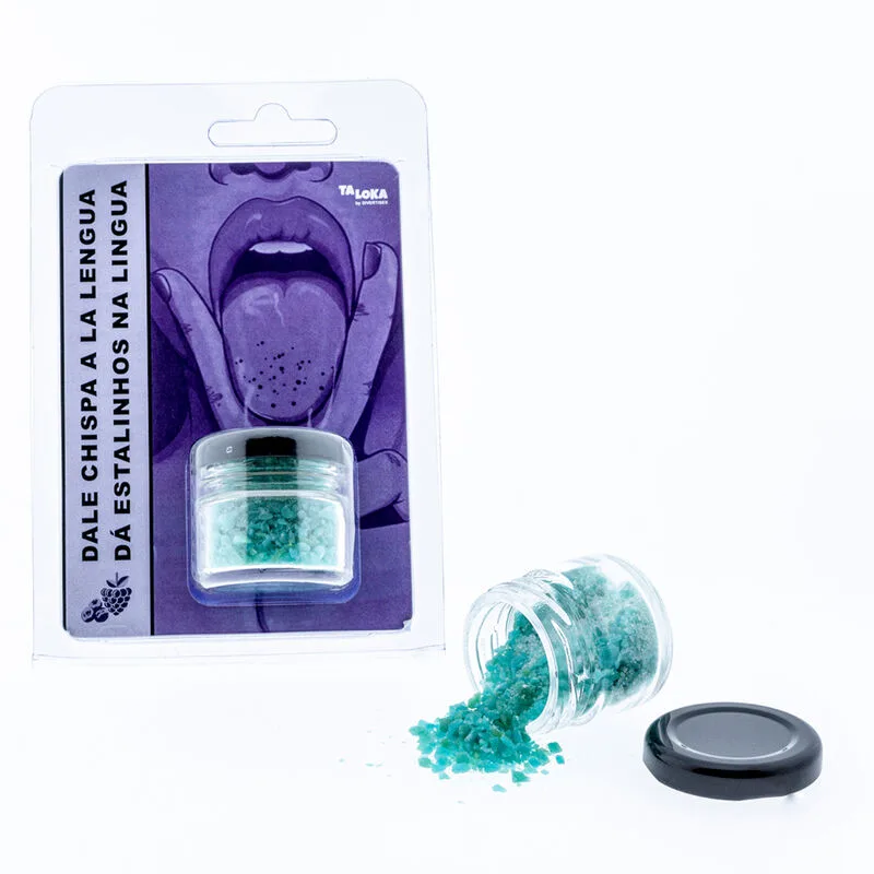 Taloka - Blue Raspberry Sparkling Kiss Candy | Tingling Popping Candy for Intimate Play