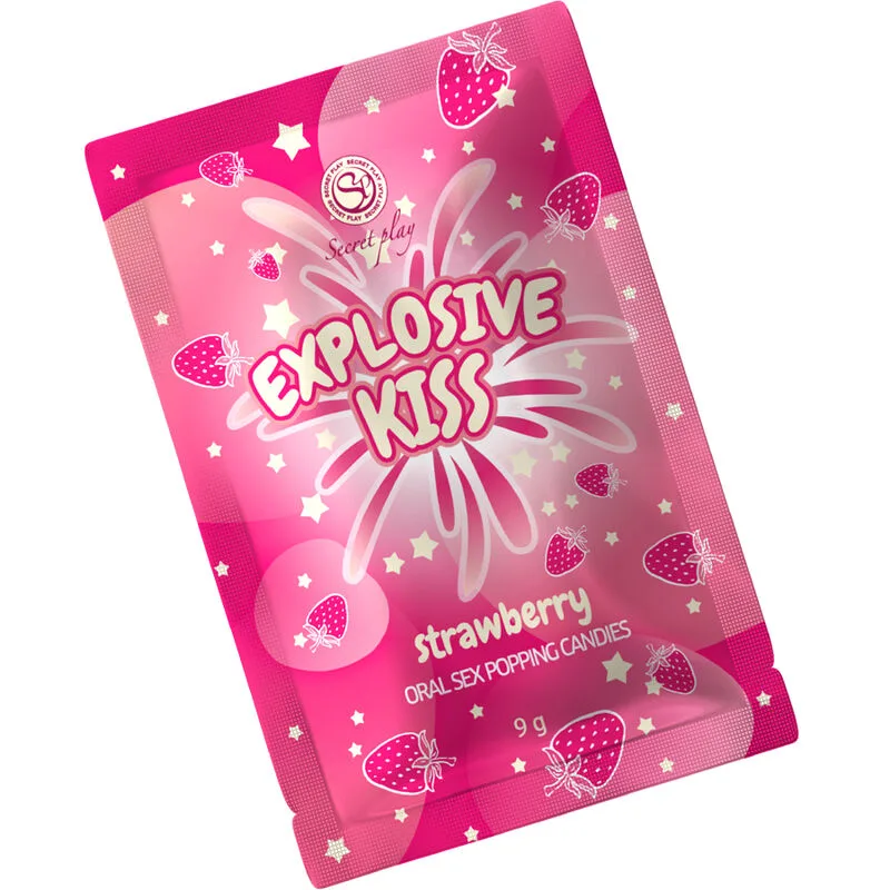 Secretplay - Strawberry Flavour Explosive Popping Candies for Intimate Play
