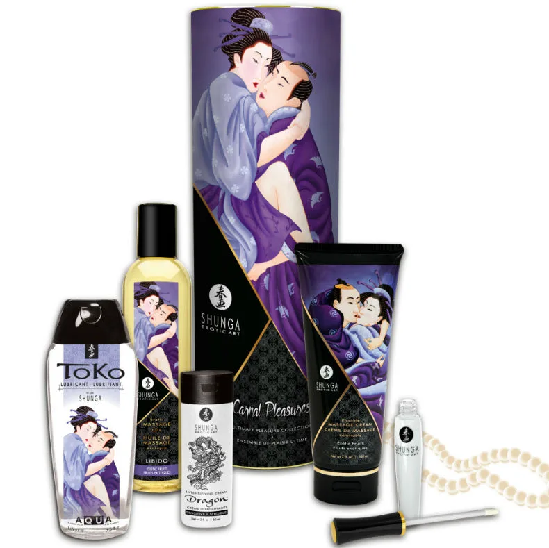 Shunga - Carnal Pleasures Complete Intimacy Collection Kit