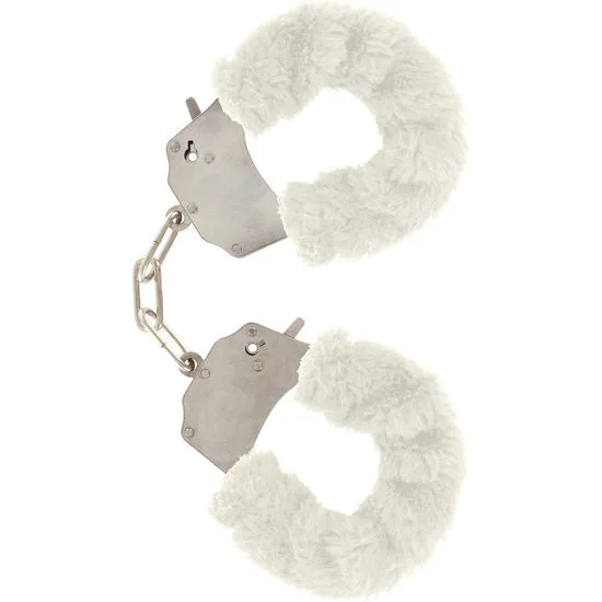 ToyJoy Furry Fun Cuffs Restraint Set - White