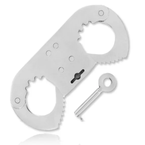 Metal Hard - Thumb & Finger Restraint Cuffs in Stainless Steel