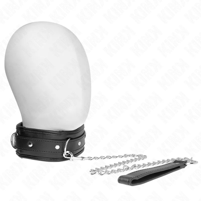 Kink Adjustable Sponge Imitation Leather Collar Necklace – Model 3 (37–54 cm x 3 cm)