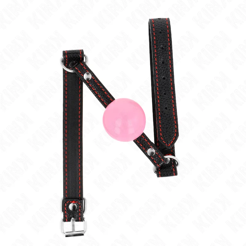 Kink Rose Gold Ball Gag – 4 cm Ball with 60 x 2 cm Strap