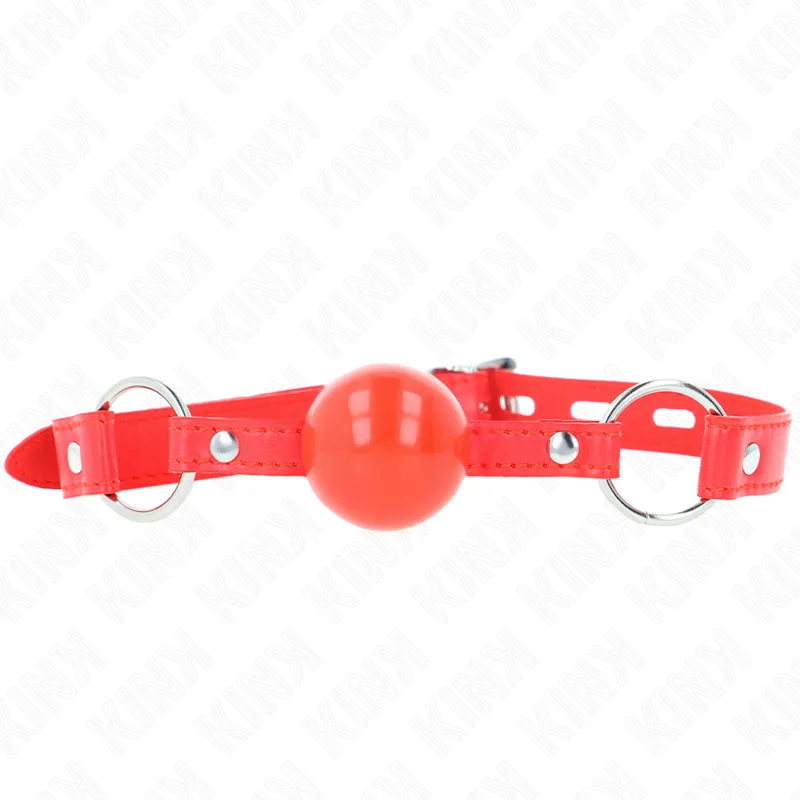 Kink - TPE Ball Gag with Locking Strap