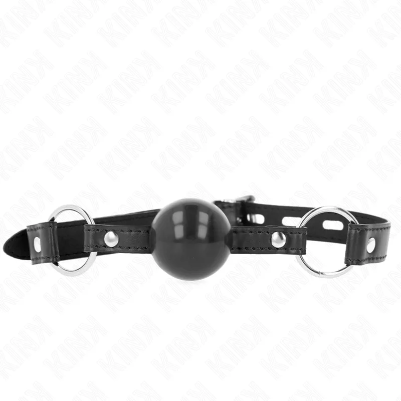 Kink Black TPE Munkavle – 4 cm Boll med 60 x 2 cm Justerbart Band