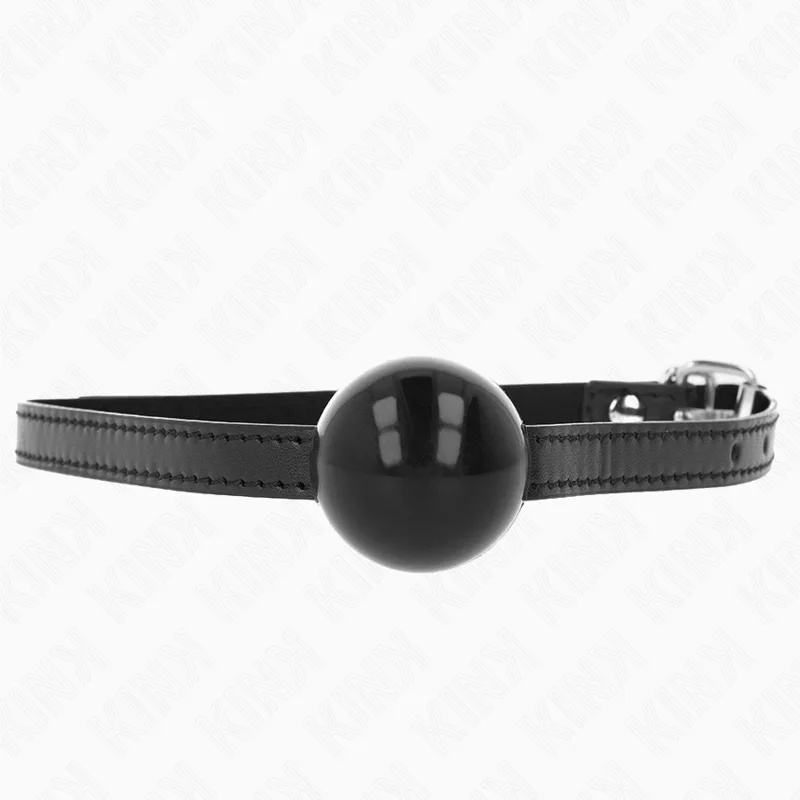 Kink Single Solid Ball Gag – 4 cm Ball with 65 cm Adjustable Strap