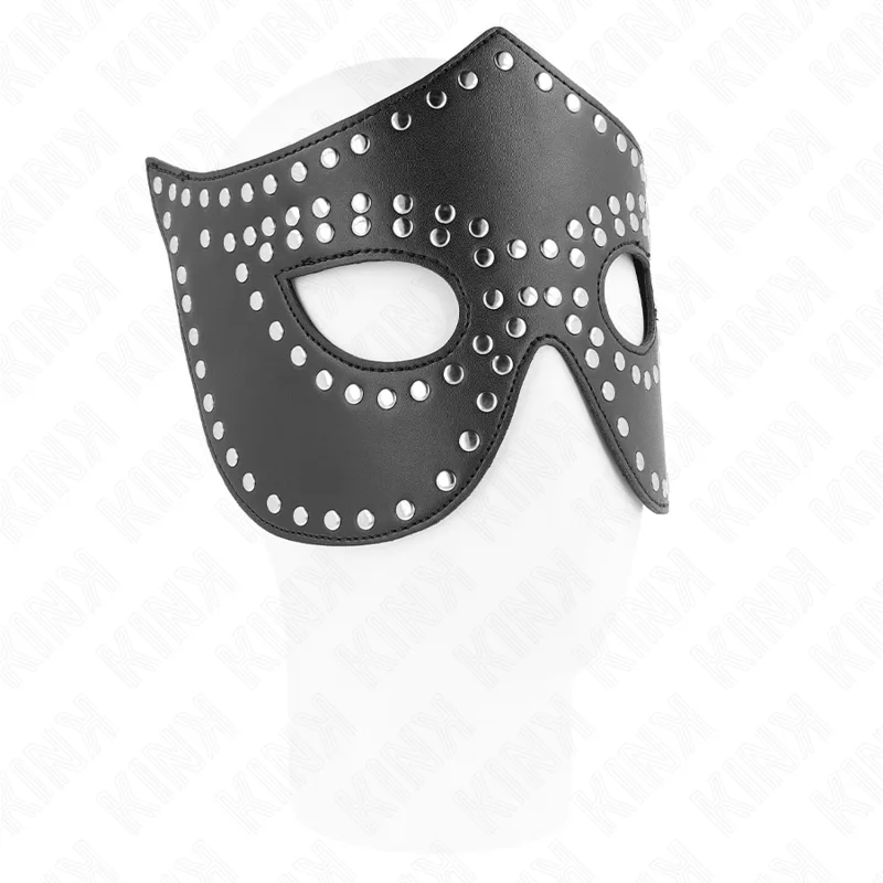 Kink Leatherette Nitad Ansiktsmask Modell 2 – 30 x 12 cm
