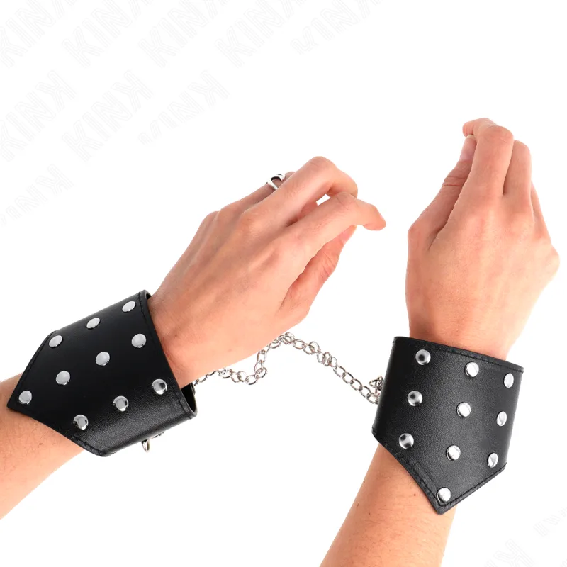 Kink Black Point Style Justerbara Handledsband med Kedjelänk – 17–23 cm x 8,5 cm