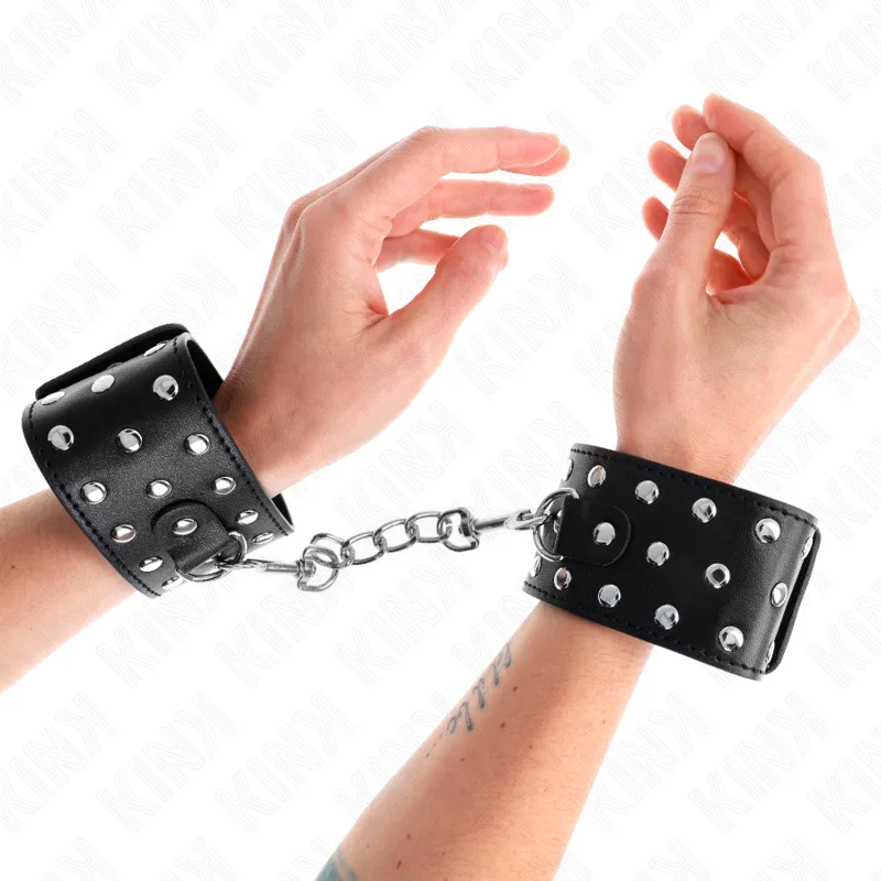 Kink Punk Justerbara Handledsrestriktioner – 19–24 cm x 5,5 cm