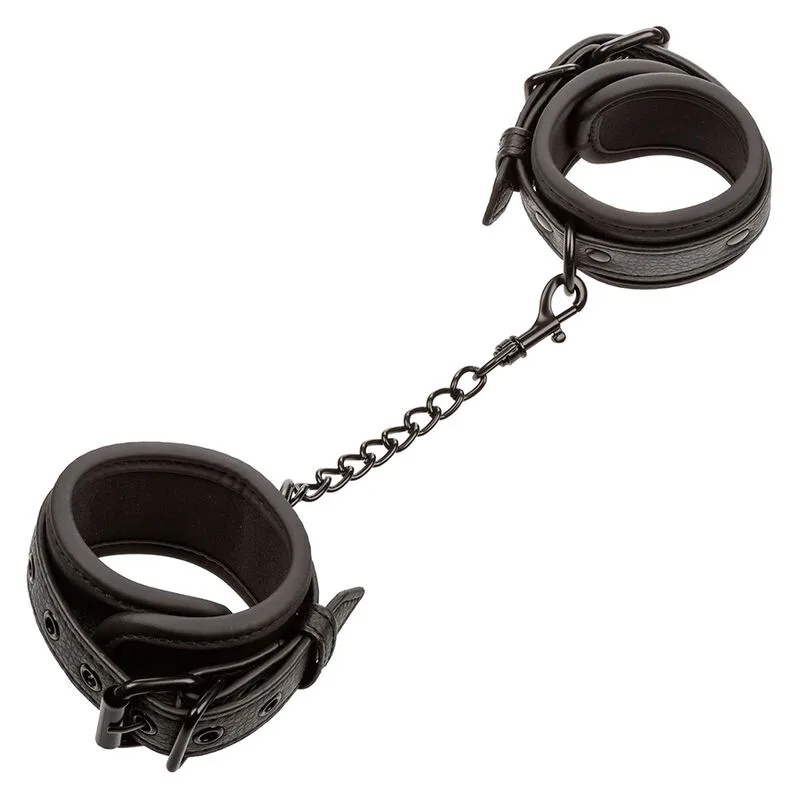 Calexotics Nocturnal Collection Handklovar i Läder – Justerbart Spänne, Svart