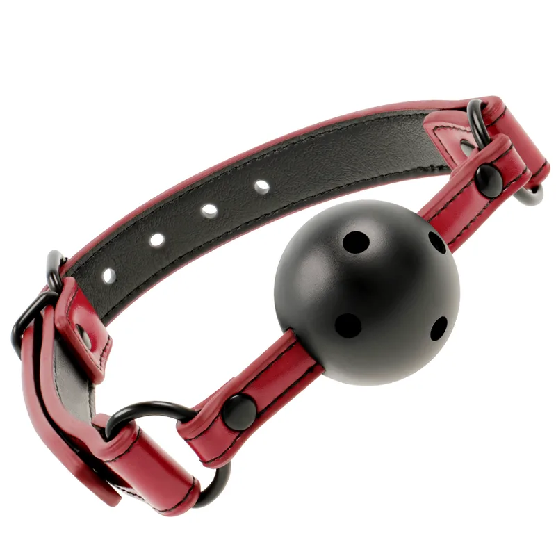 Fetish Submissive Dark Room - Andningsbar Ballgag