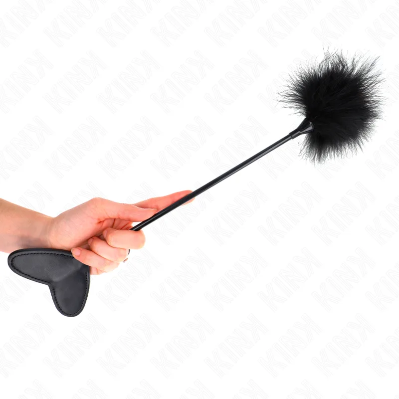 Kink Tickle Feathers with Heart-Shaped Paddle – 31 cm Sensation Play Set