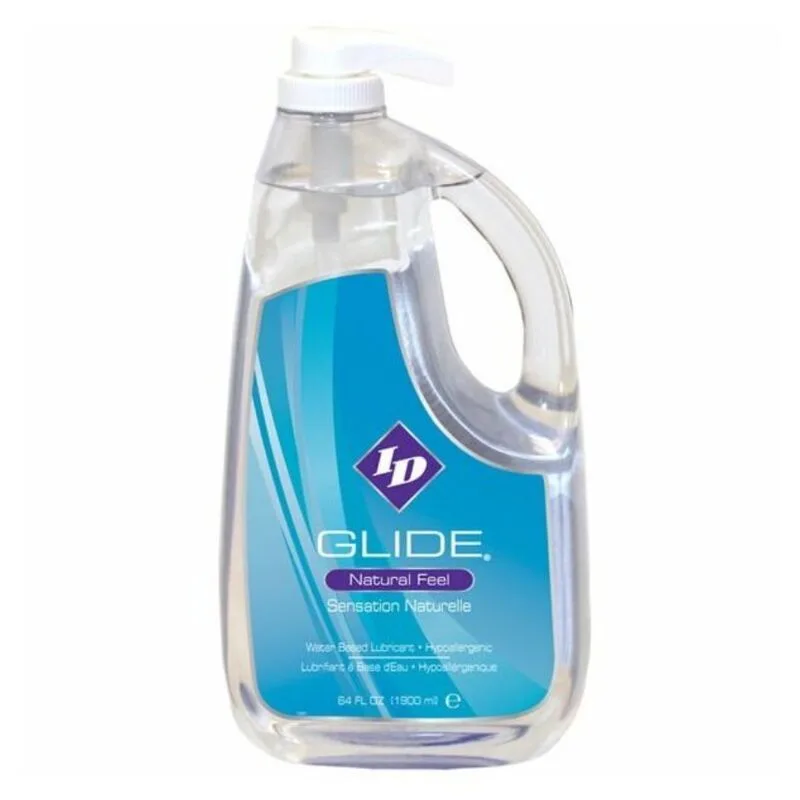 ID Glide - Vattenbaserat Intimglidmedel | Hypoallergent Naturlig Känsla | 1900 mL