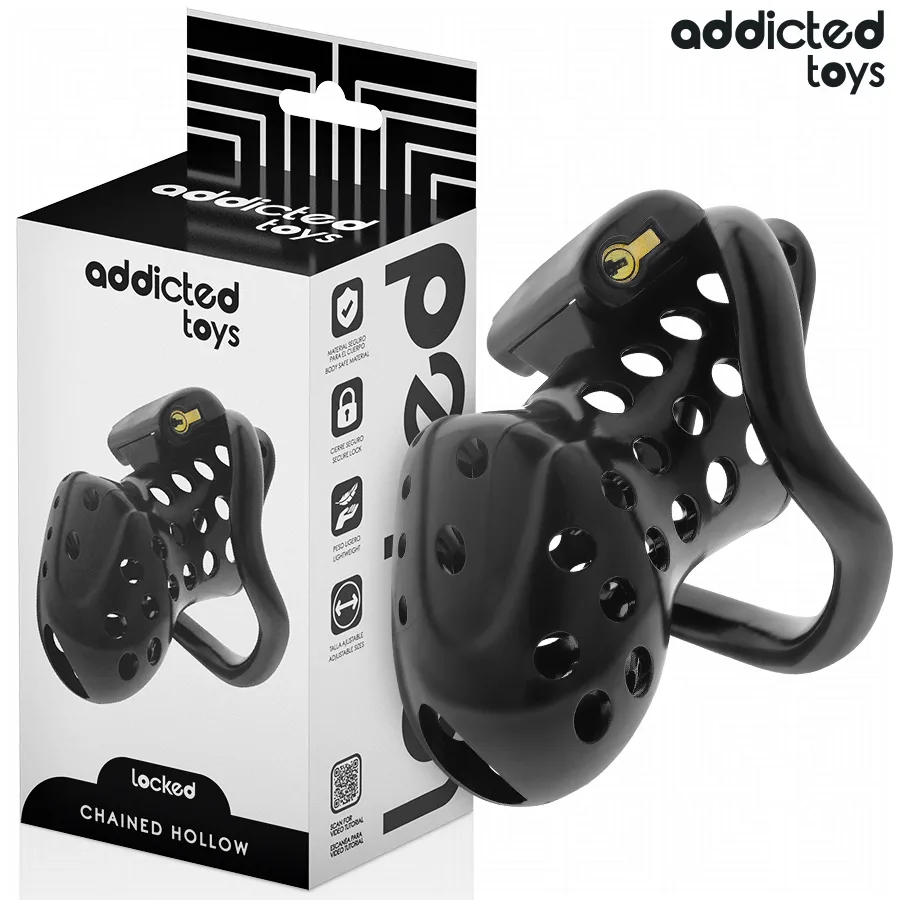 Addicted Toys Locked - Kedjad Ihålig Penisbur 10,5 cm