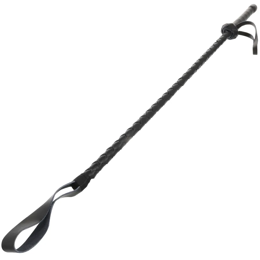 Darkness - Leather Tip BDSM Riding Crop 60 cm