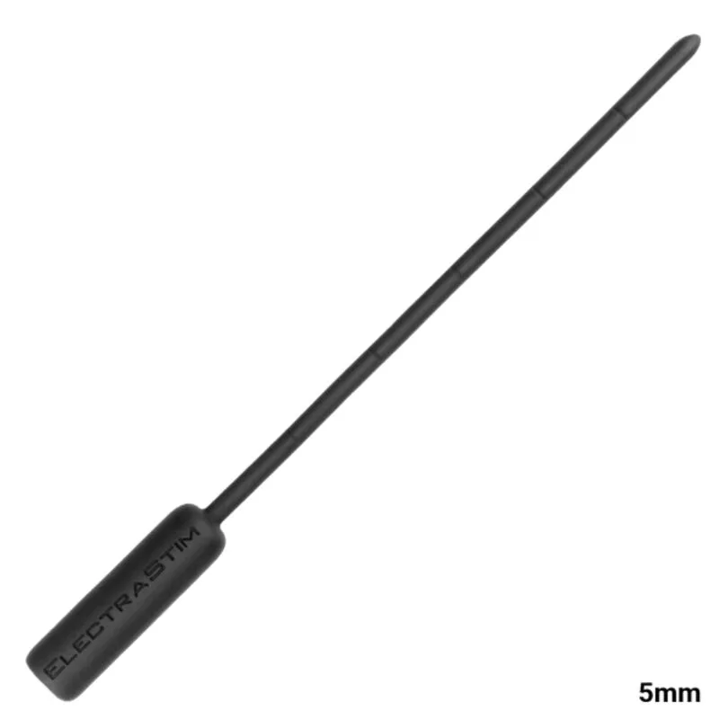 ElectraStim Silicone Noir Flexible Electro Urethral Sound 5mm