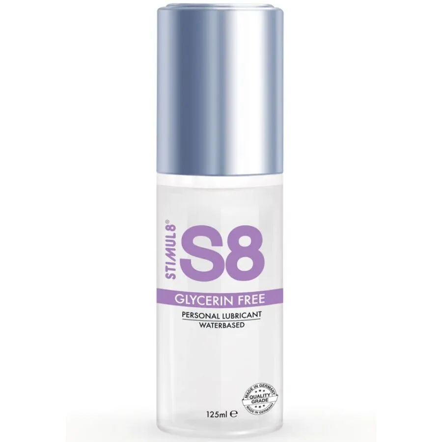 STIMUL8 S8 Glycerinfri Vattenbaserad Glidmedel 125ml – Formula för Känslig Hud
